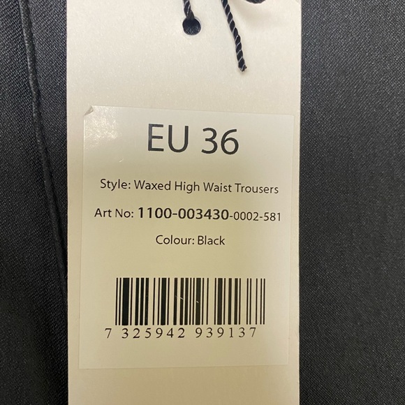 NWT: NA-KD Waxed High Waist Trousers - Picture 7 of 7